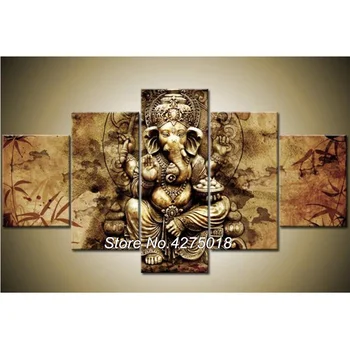 

DIY Diamond Painting Cross Stitch Kit Full Diamond Embroidery 5D Square Diamond Mosaic Home Decor Indian religions 5pcs ML098