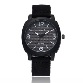 

2020 Brand Quartz Sports Watches Men Leather Nylon Military Army Wristwatch Men's Watch relogio masculino bayan kol saati saat