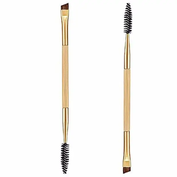 OutTop Brushes 1pcs Makeup Brush Bamboo Handle Double Eyebrow + Comb 2019 May07 Deopship | Красота и здоровье