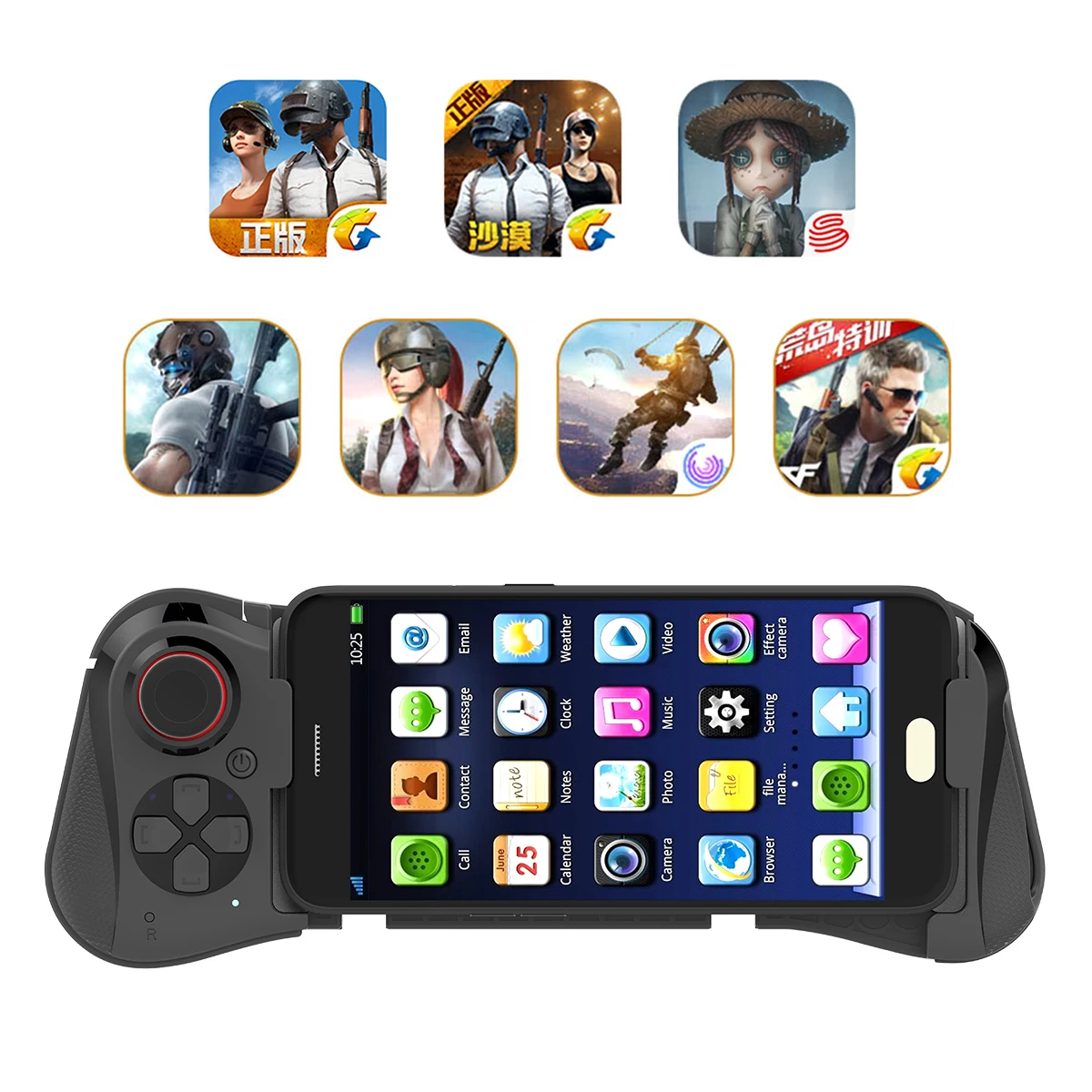 

MOCUTE 058 for xiaomi iphone XR 8 Android iOS VR PC TV box pugb mobile phone wireless bluetooth game controller joystick gamepad