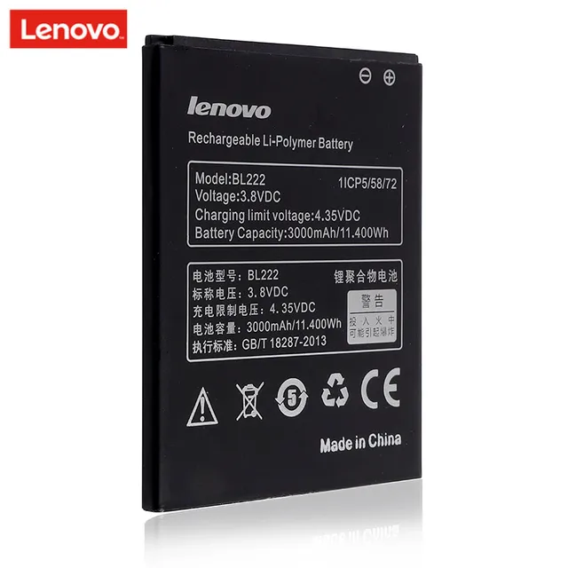 Оригинал BL 222 BL222 батарея для LENOVO S660 S668T высокого качества мобильный телефон аккумуляторная батарея