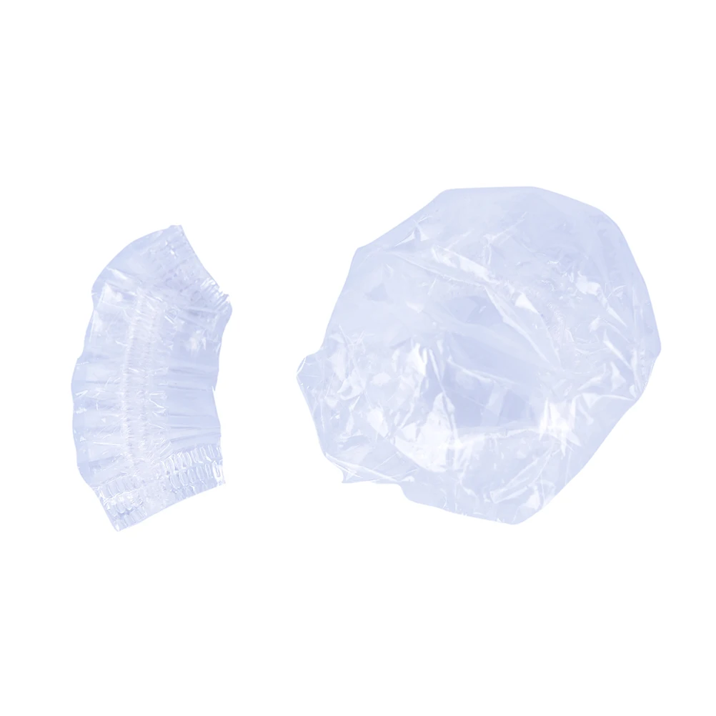 100 шт утолщенные одноразовые пластиковые водонепроницаемые защитные колпачки для ушей для парикмахерских, защитные наушники для душа - Цвет: 3