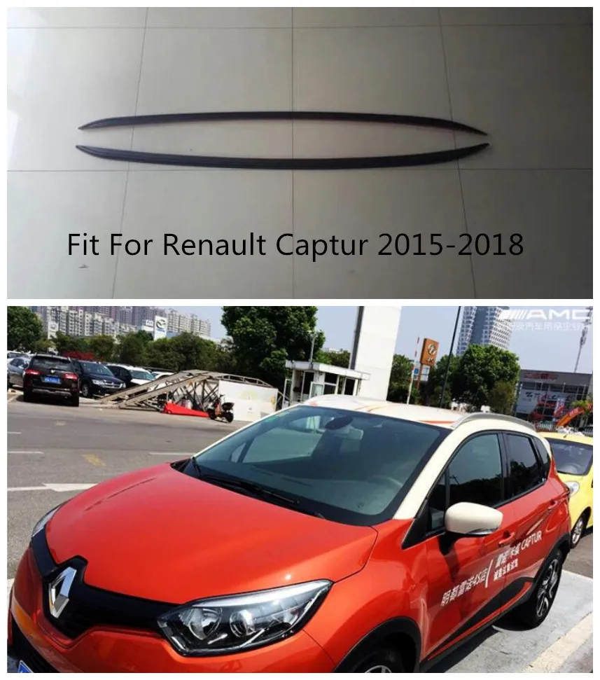 

High Quality ABS Car Roof Racks Luggage Rack Fit For Renault Captur 2015 2016 2017 2018 BY EMS