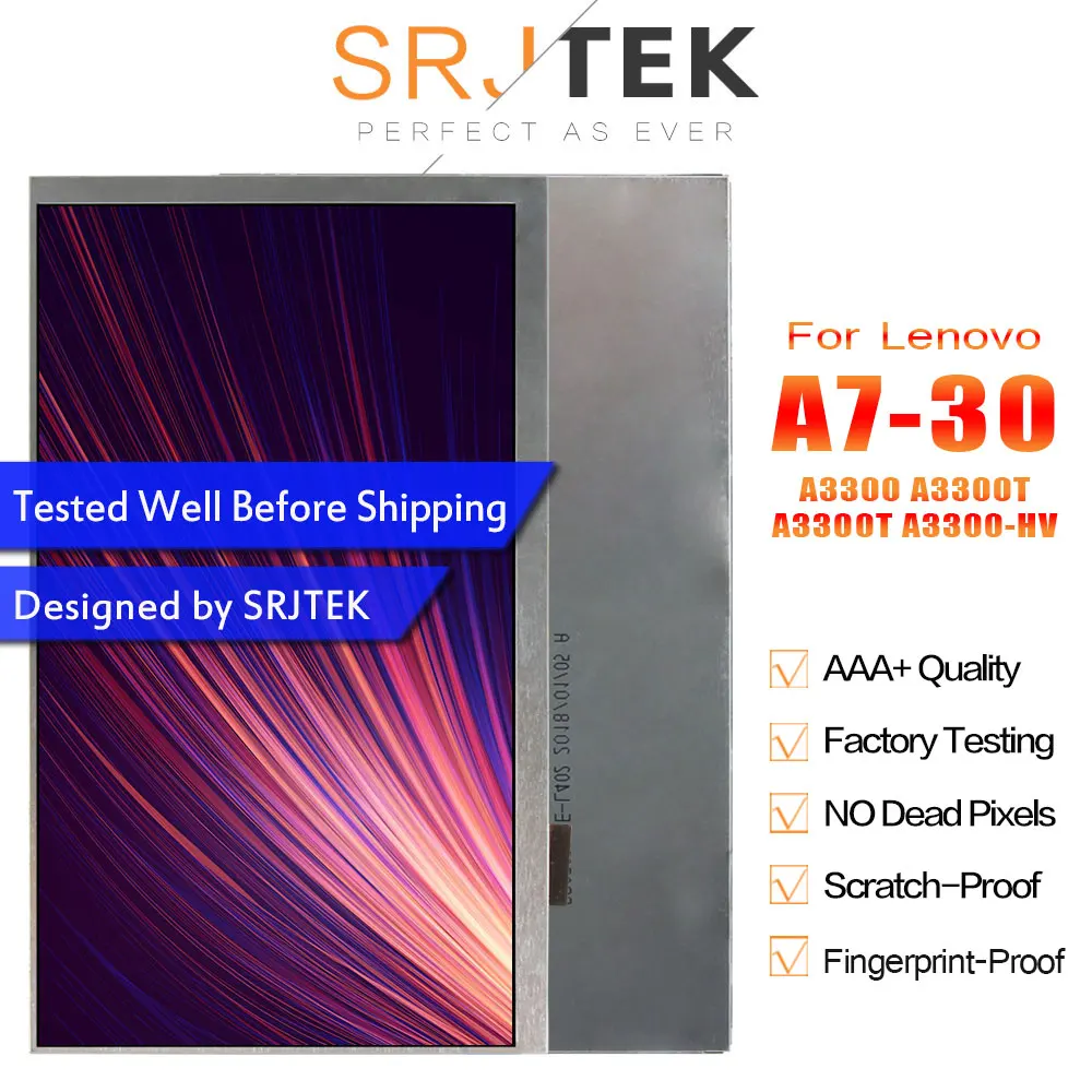 Srjtek 7 дюймов для Lenovo Tab A7 30 A3300 A3300T GV ЖК дисплей монитор ремонт замена матрица