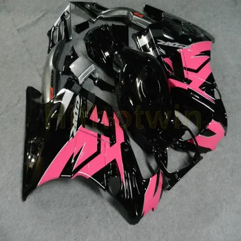 

Custom motorcycle Fairings for 1991-1994 CBR600F2 91 92 93 94 ABS Plastic motor panels+Botls+pink black