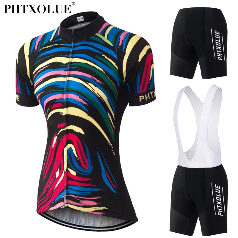 

Phtxolue 2019 Summer Cycling Jerseys Women Cycling Clothings Short Set Mountain Bike Clothes Short Sleeve Jerseys Ropa Ciclismo