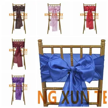 

100pcs Pintuck Chair Sash Tie Bow For Chiavari Chair Wedding Banquet Event Decoration