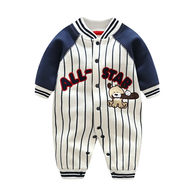 2018 fashion winter baby boy Baseball newborn clothes long sleeve baby