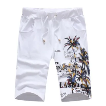 

Mens Beaching Shorts Trousers 2019 Fashion Cotton Bodybuilding Sweatpants Sporting Short Jogger Casual Gyms Men White Shorts