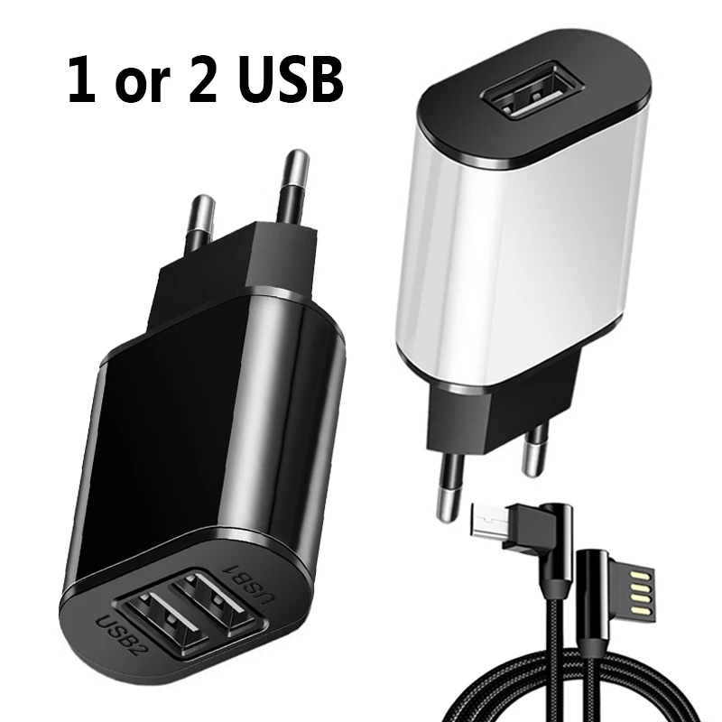 

5V/2A Quick Charger Charger Cable Phone Charger Fast Charging Cable For Samsung Xiaomi Huawei Sony Android Charge Adapter Cord