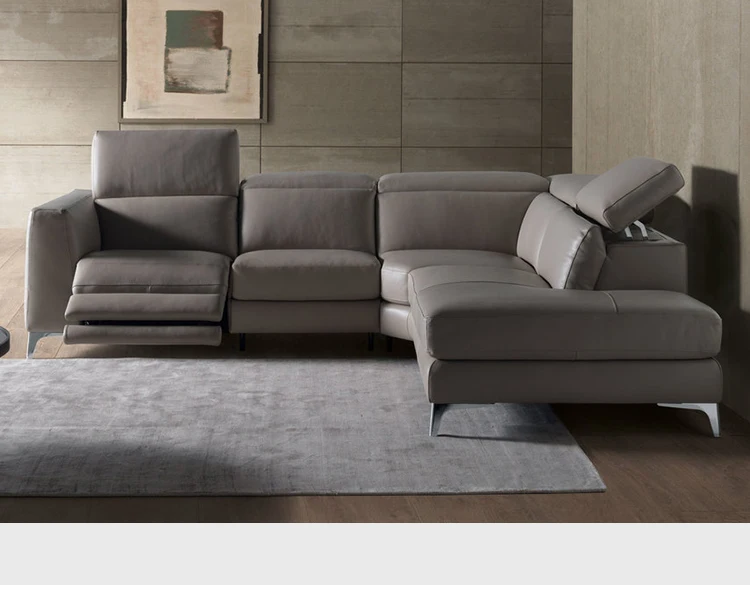 Диван для гостиной, угловой диван, Электрический Диван из натуральной кожи, секционные диваны muebles de sala moveis para casa