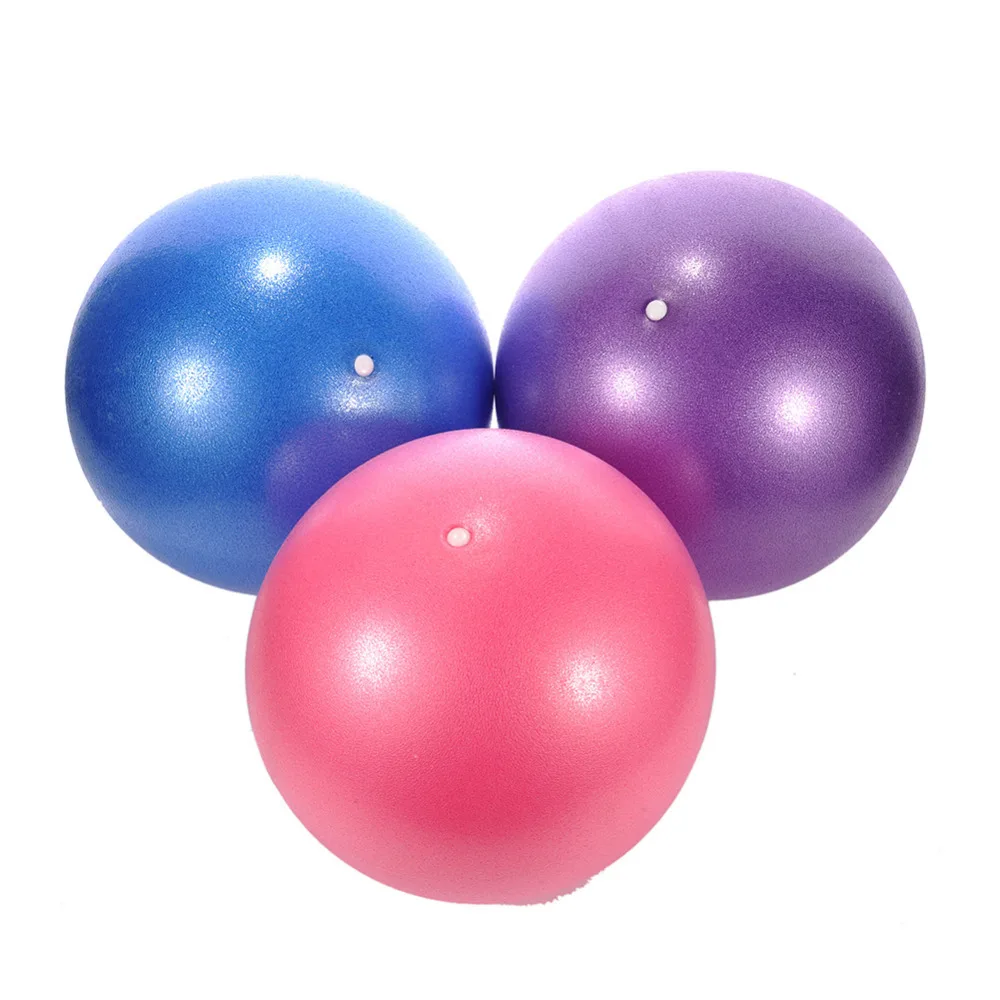 25cm PVC Mini Yoga Ball Physical Fitness Gym Balls for Appliance Exercise Balance Ball Home Trainer Pods Pilates
