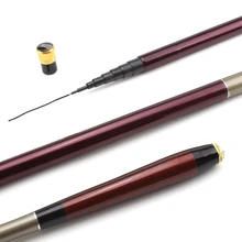 Новинка 3,6-7,2 м карбоновая телескопическая удочка для ловли карпа рыболовная удочка ультра легкая углеродная волокнистая Удочка Комплект