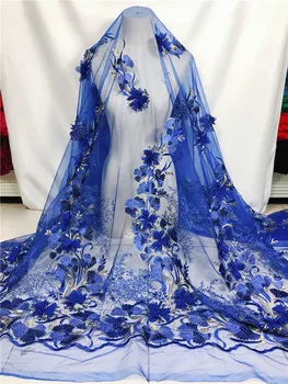 

New design african lace fabric french tulle lace fabric for wedding dress.Swiss voile lace in switzerland BZL-85214