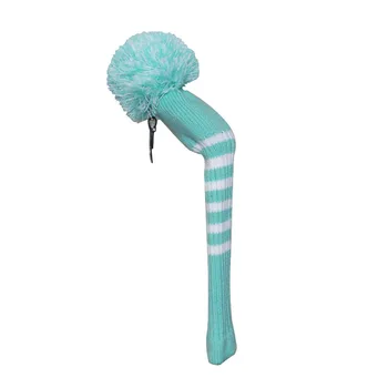 

Turquoise White Classic Stripes Style Golf Head Cover for Hybrid / Utilities