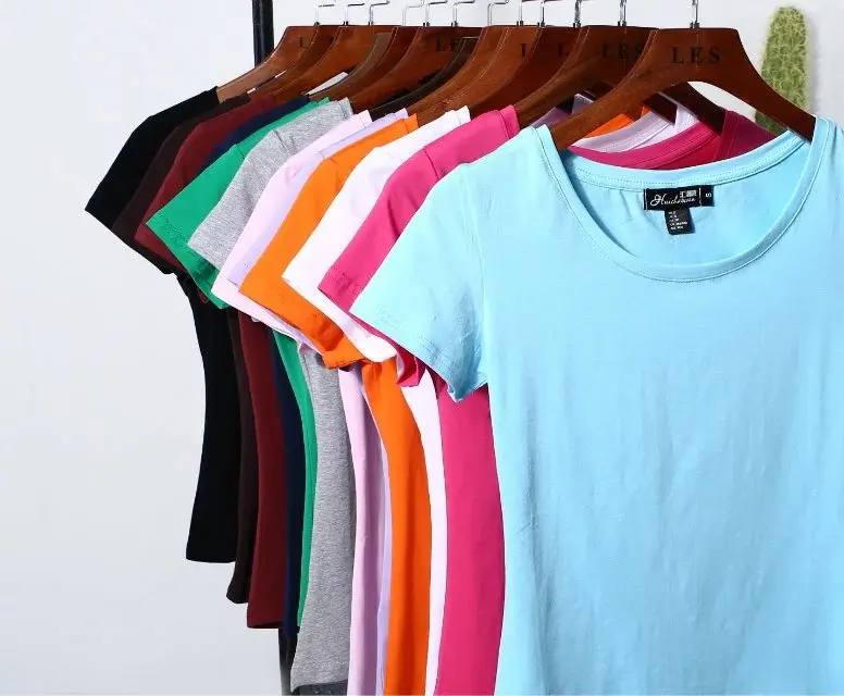 MRMT Women's T Shirt Women Short Sleeved Slim Solid Color Womens Simple Tee T-Shirt For Female Tshirt