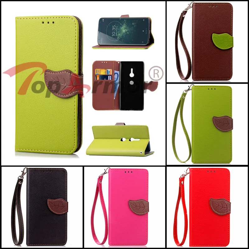 Чехол из искусственной кожи для Sony Xperia Z3 Z5 X XZ1 XZ2 Compact XA XA1 XA2 Ultra XZ Premium Flip Stent Cover L1 L2