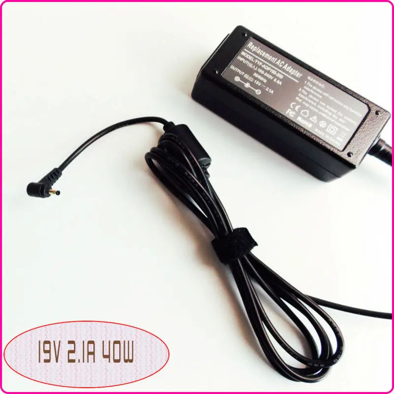 19V 2.1A для ASUS Eee PC Seashell 1225B 1225C 1015PED 1015T 1015B 1005HE E305895 ноутбук нетбук адаптер переменного тока блок питания зарядное устройство