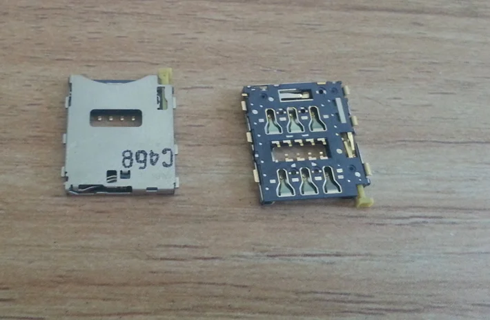 100% Originale Sim Card Connettore Per Sony Xperia Z3 D6653 L55T Z3 Compatto Mini Sim Connettore Del Lettore Di Slot Per Supporto