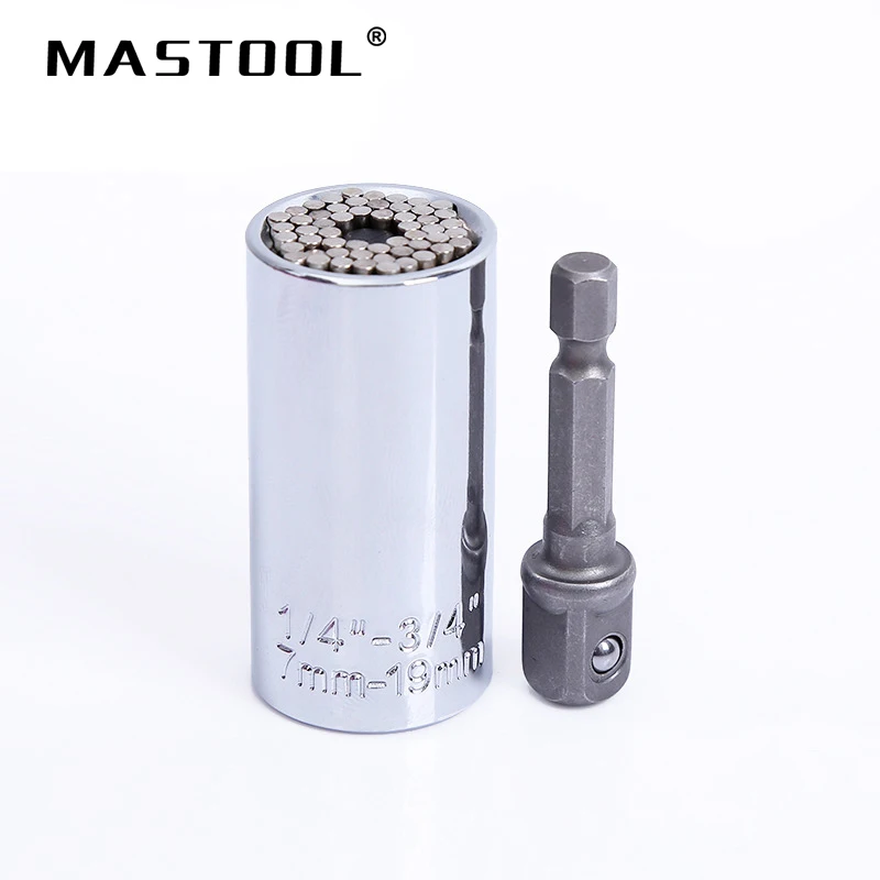 

Universal Sleeve Multi-function Ratchet 7 19 3 8 Post Alloy Convenient Steel Magic Sleeve