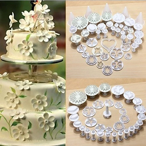 

33 Pcs Cake Cupcake Jelly Candy Marzipan Fondant Cake Making tools Baking Mold Set