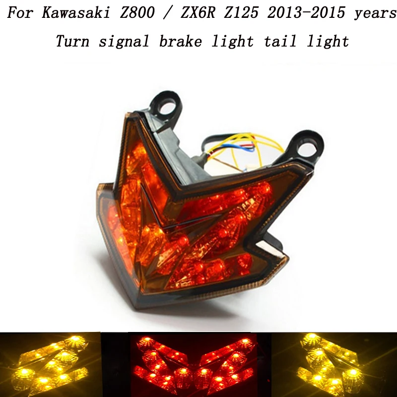

Motorcycle LED Brake Lamp Tail Light Turn Signal Light for Kawasaki Z800 ZX6R Z125 2013 2014 2015