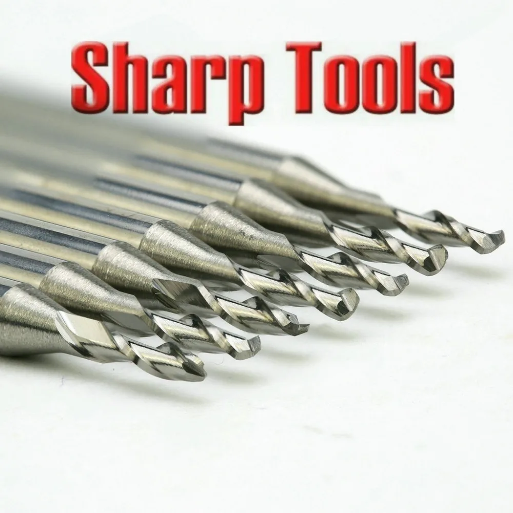 Набор концевых фрез 3 175 мм 2 канавки из карбида вольфрама|router bits for wood|router bitcutter router
