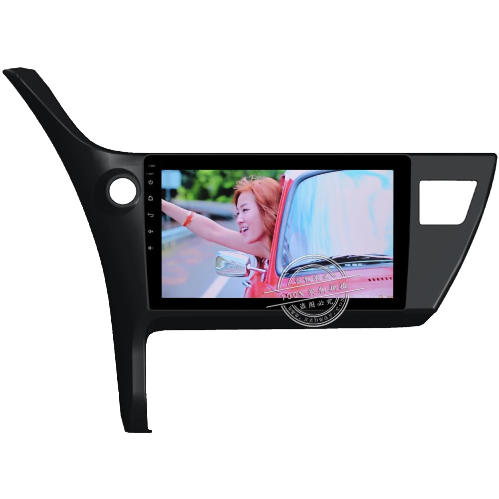 Excellent Bway 10.1" 2 din Car radio for Toyota corolla 2017 Quadcore Android 7.0.1 car dvd player gps navi with 1 G RAM,16G ROM 3