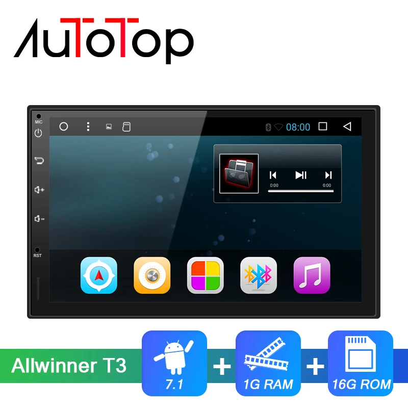 Автомобильный DVD gps Android 7,1 Автомобильный мультимедийный плеер " Navi для Nissan Volkswagen Toyota Honda KIA HYUNDAI Lada Renault Mazda