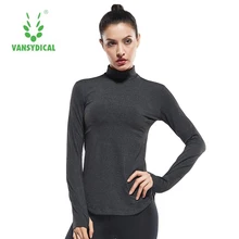 Быстросохнущий стрейчевый облегающий Топ для женщин Спортивная футболка для спортзала Фитнес рубашка тренажер беговые футболки спортивный топ