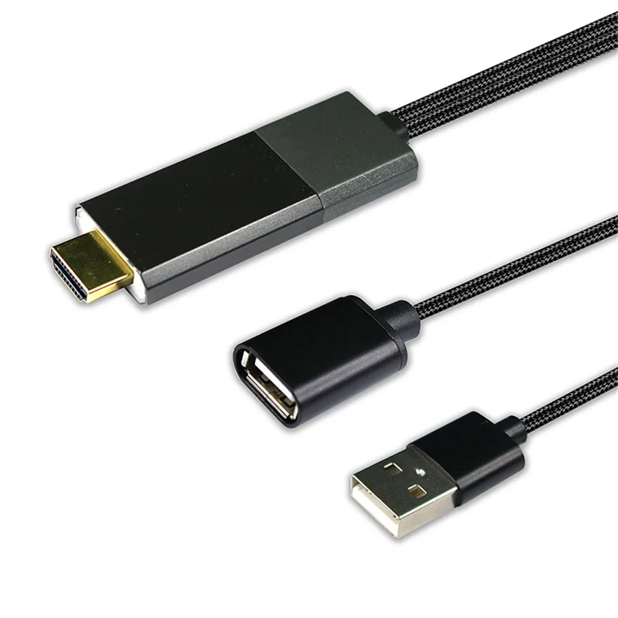 Универсальный кабель HDMI 1080 P Зеркало Ссылка шнур Android/iOS/тип-c телефон к HDTV адаптер