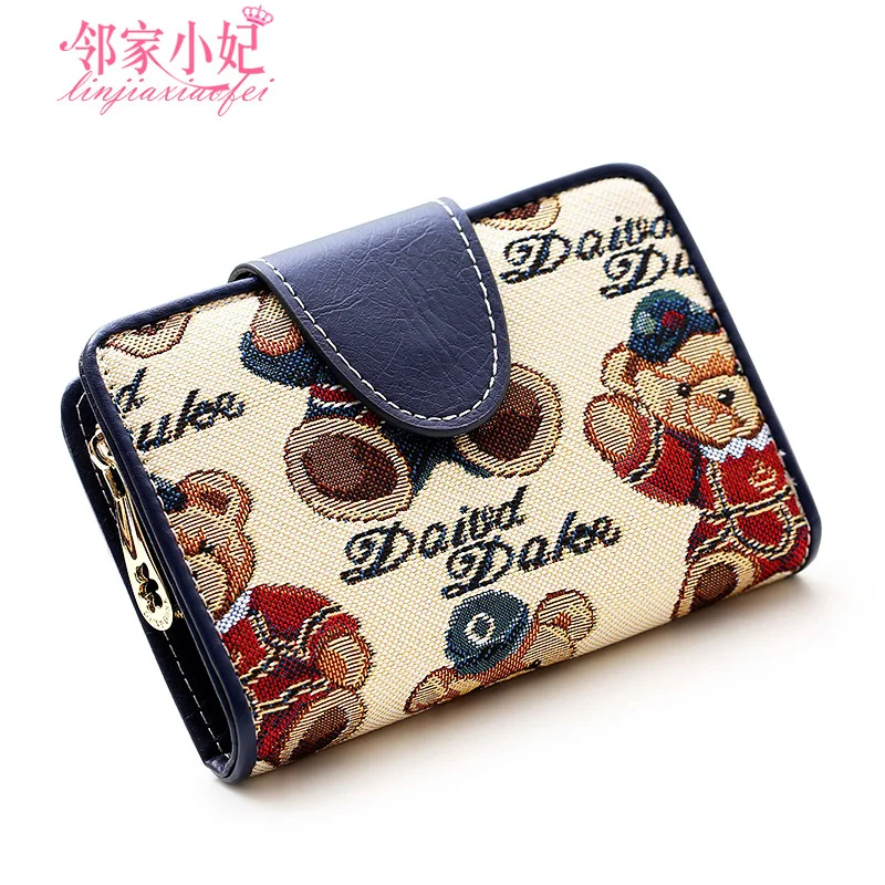 14x10CM Woodpecker Women Wallets Long Paragraph Leather Wallet Trend Cow Leather Wallet Zipper Multi-card Bit... A4612