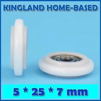 

10 Pcs 5*29*7mm POM Plastic Window Y Sliding Bearing Pulley Convex Shoulder 3D Print Engraving Machine Maintain Bearing DIY