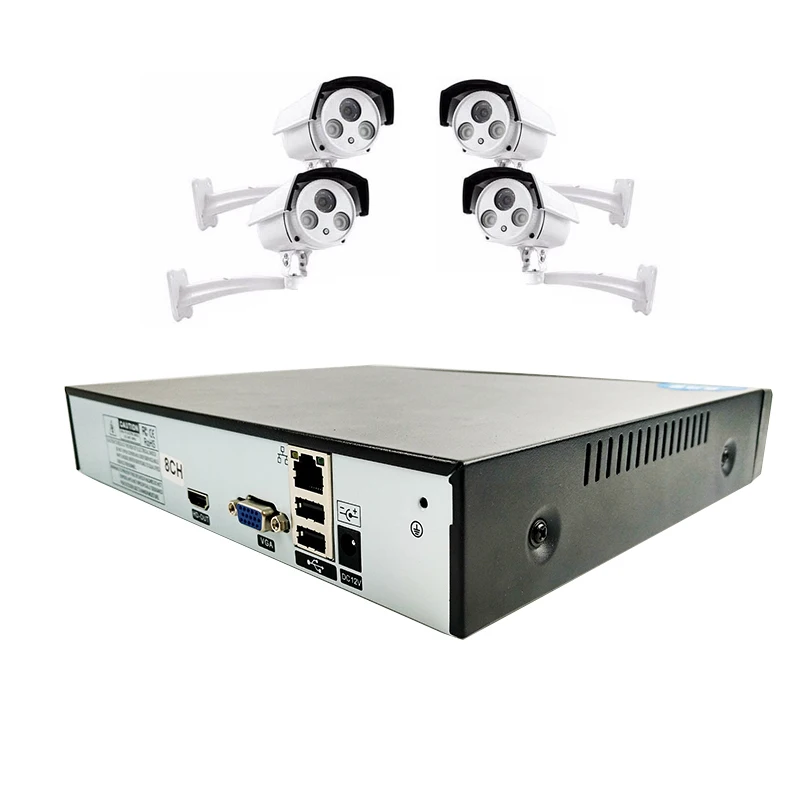 Камера видеонаблюдения Onvif 8 каналов 1080P NVR IP 2 МП HD | Безопасность и защита