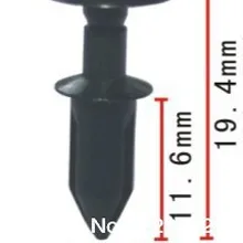 100 шт облицовка, отделка и фиксатор решетки для AeroStar; эскорт и Линкс для 1985-On для GM1994-On для Ford: N803494S для GM: 15679091 зажим