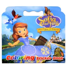 Creative The First Coloring Sticker Book For Children Adult Relieve Stress Kill Time Graffiti Painting Drawing Art Book