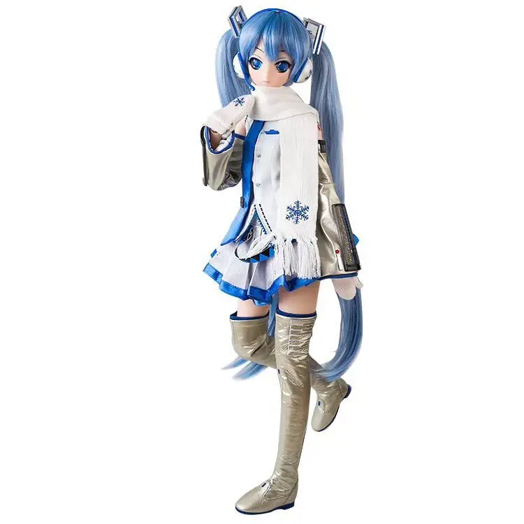 

61cm big size Japanese anime figure Hatsune Miku volks DD snow Miku movable action figure collectible model toys for boys