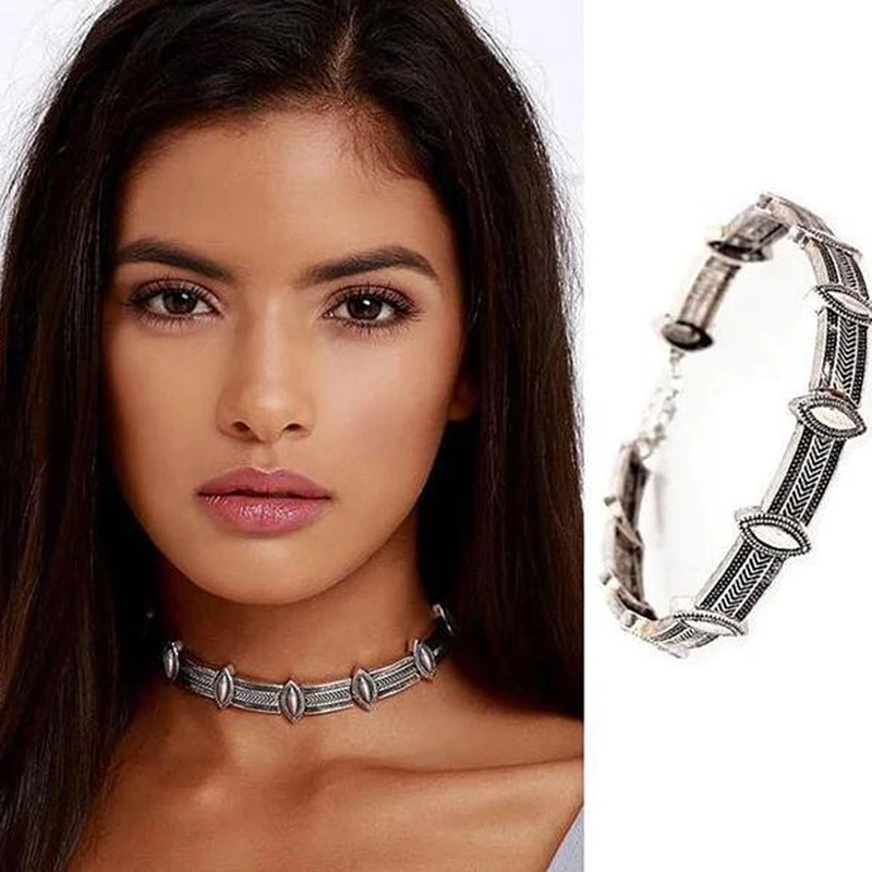 KEORMA New Fashion Steampunk Necklace Choker Simple Statement Necklaces Choker NK264necklace