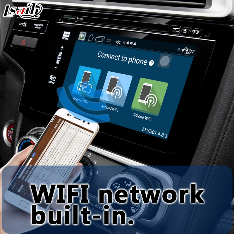 1,6 ГГц 4-х ядерный Android 6,0 навигации gps мультимедиа Интерфейс для Honda FIT Поддержка WI-FI, приложение Google Play, зеркало заднего вида Камера
