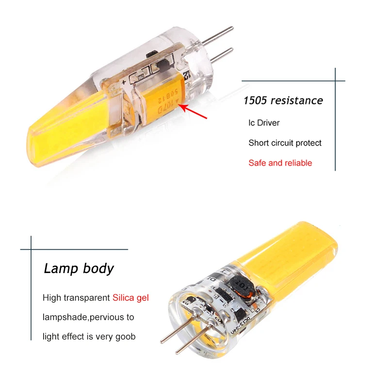 G4 COB 2508 1505 светодиодный светильник лампа белый теплый белый шкаф подвесной светильник AC12 в~ 24 В