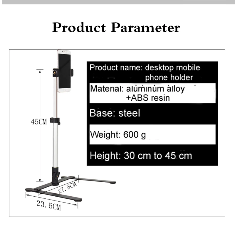 Универсальный настольный телефон воздушная съемка многофункциональная Запись видео микро курсовая фотография видео держатель для полки стойки поддержка