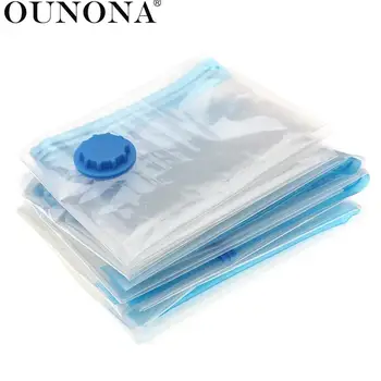 

7 Pcs Vacuum Travel Storage Bags for Clothes Bedding Pillows Towel Blanket Reusable Space Saver Packing Sacks Luggage