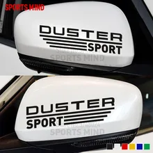 1 paio Sport Mente SPOLVERINO Specchietto retrovisore Car Sticker Decal Per Renault duster Dacia duster Stepway accessori esterni