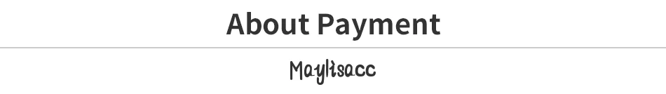 About Payment