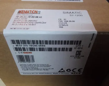 

Original Simatic 6ES7215-1BG40-0XB0 6ES7 215-1BG40-0XB0 S7-1200 Compact CPU AC/DC/relay 1215C 6ES72151BG400XB0 New in Sealed Box