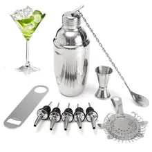 12 шт. шейкер для коктейлей 350/550/750 мл из нержавеющей стали вино мартини Бостон-шейкер Смеситель для бара вечерние инструменты бармена
