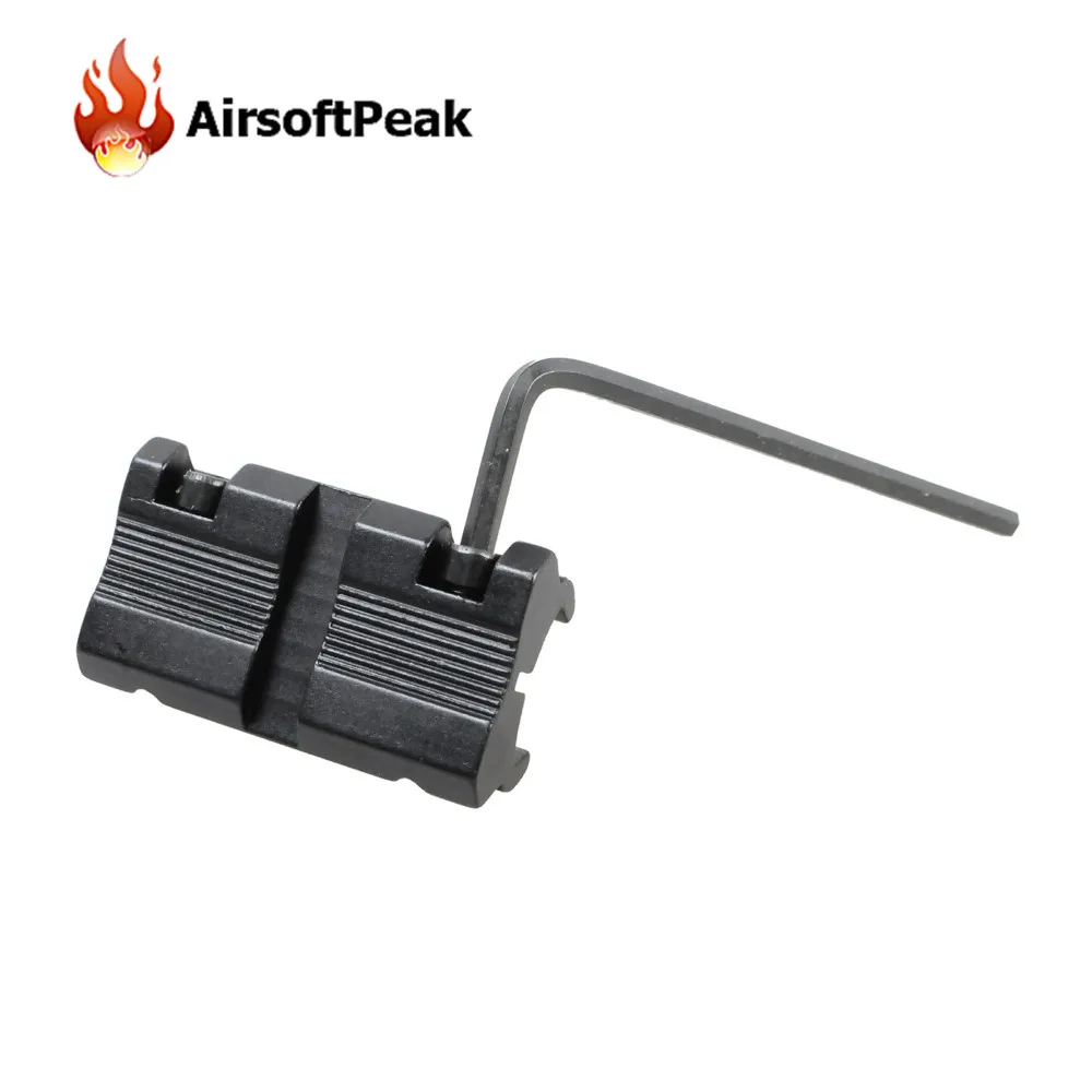 2pcs/Set Hunting Rifle Gun Scope Mounts Base Tactical 11mm Dovetail to 20mm Weaver Picatinny Rail Adapter Mount Accessory 2pcs/Set Hunting Rifle Gun Scope Mounts Base Tactical 11mm Dovetail to 20mm Weaver Picatinny Rail Adapter Mount Accessory