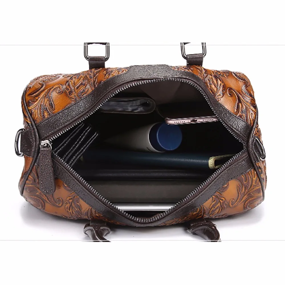 Женская сумка тоут из натуральной кожи с тиснением|messenger shoulder bag|shoulder bagscrossbody bag |