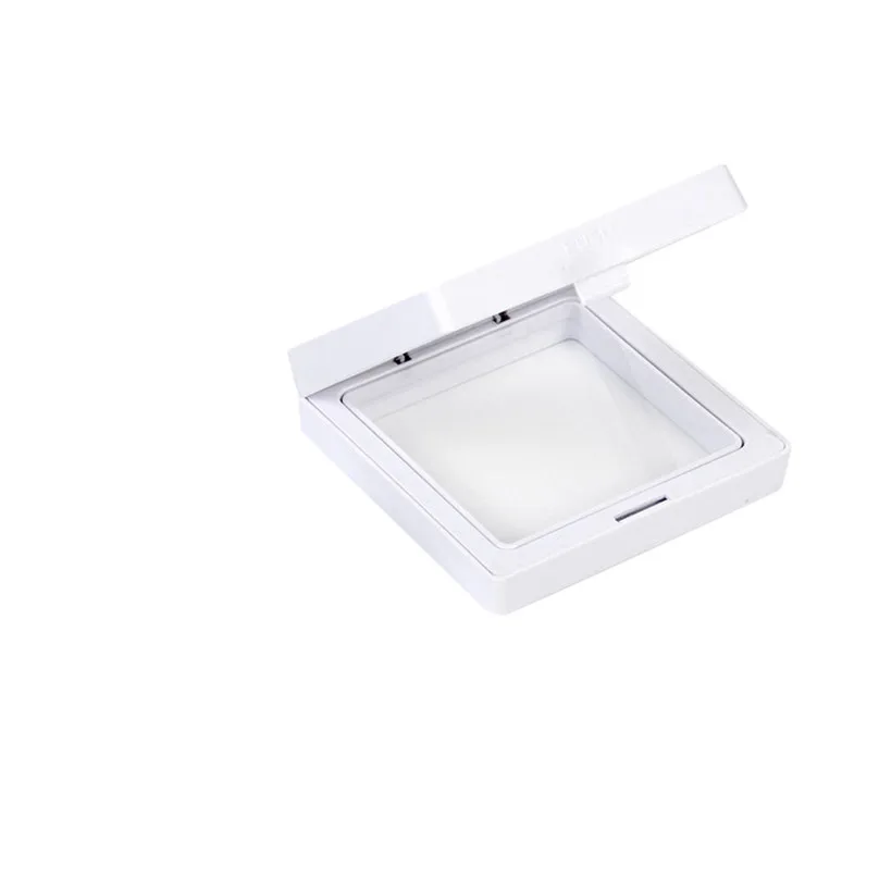Storage Boxes Clear Jewelry Suspended Coins Floating Display Case Stand Holder Easy Use home Storage #3F19 (4)