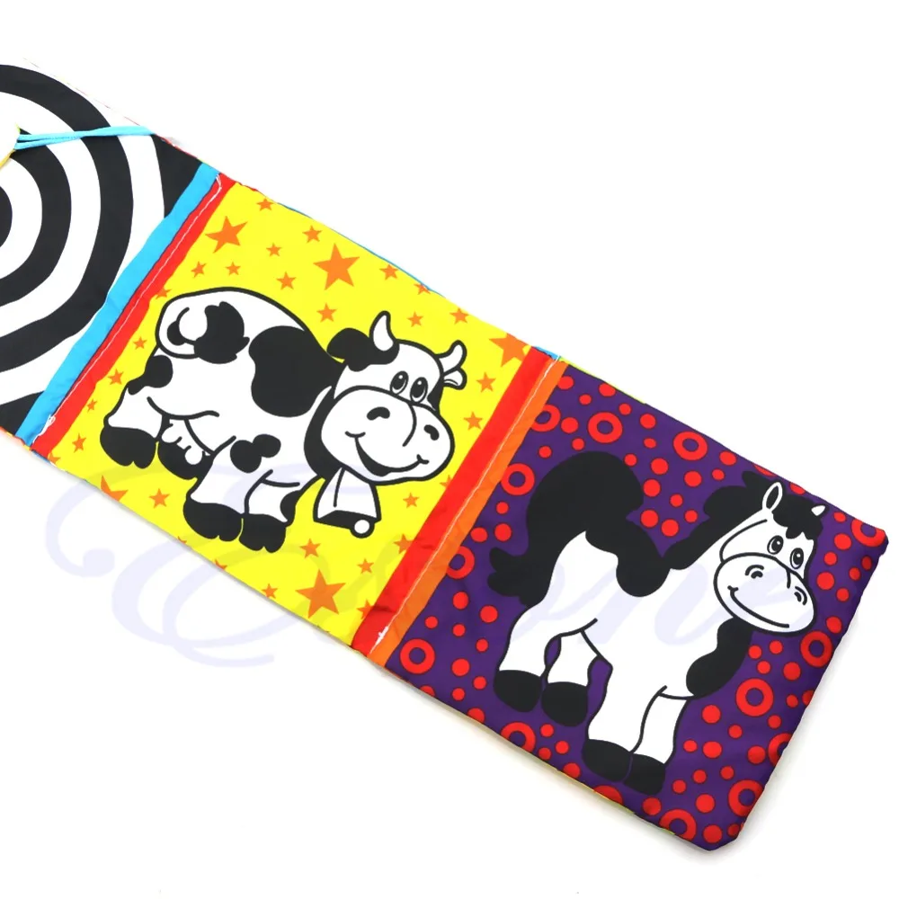  Baby Toys Crib bumper Baby Cloth Book Baby Rattles Knowledge Around Multi-Touch Colorful Bed Bumper